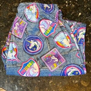 NEW Briefly Stated unicorn Pajama Pants! Size Small